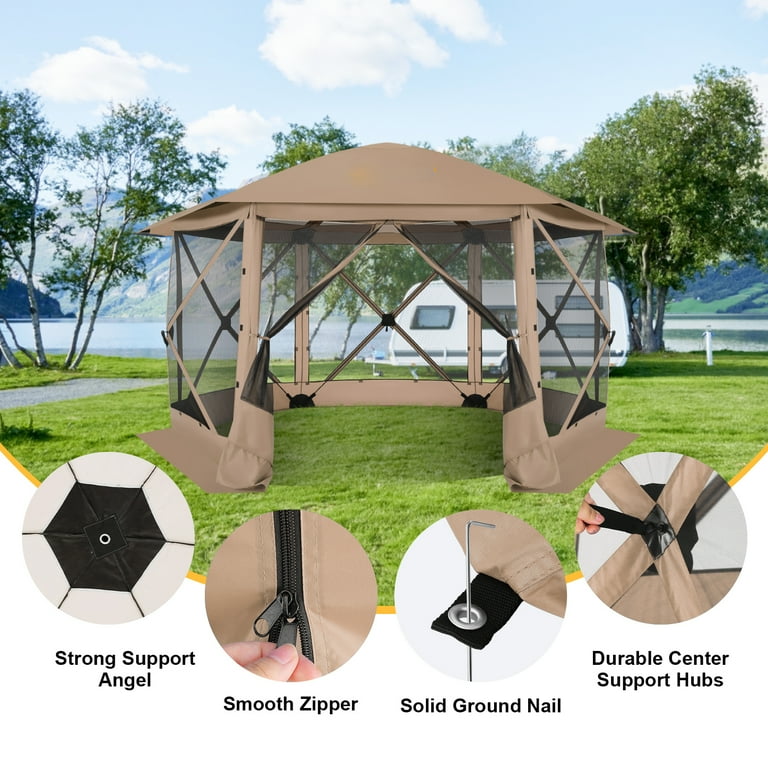 COBIZI Pop Up Gazebo Starry Sky Screen Tent Screen House