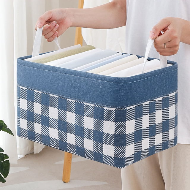 Large Laundry Basket with Sturdy Frame and Extended Handles for Clothes, Blankets, and Dorm Storage