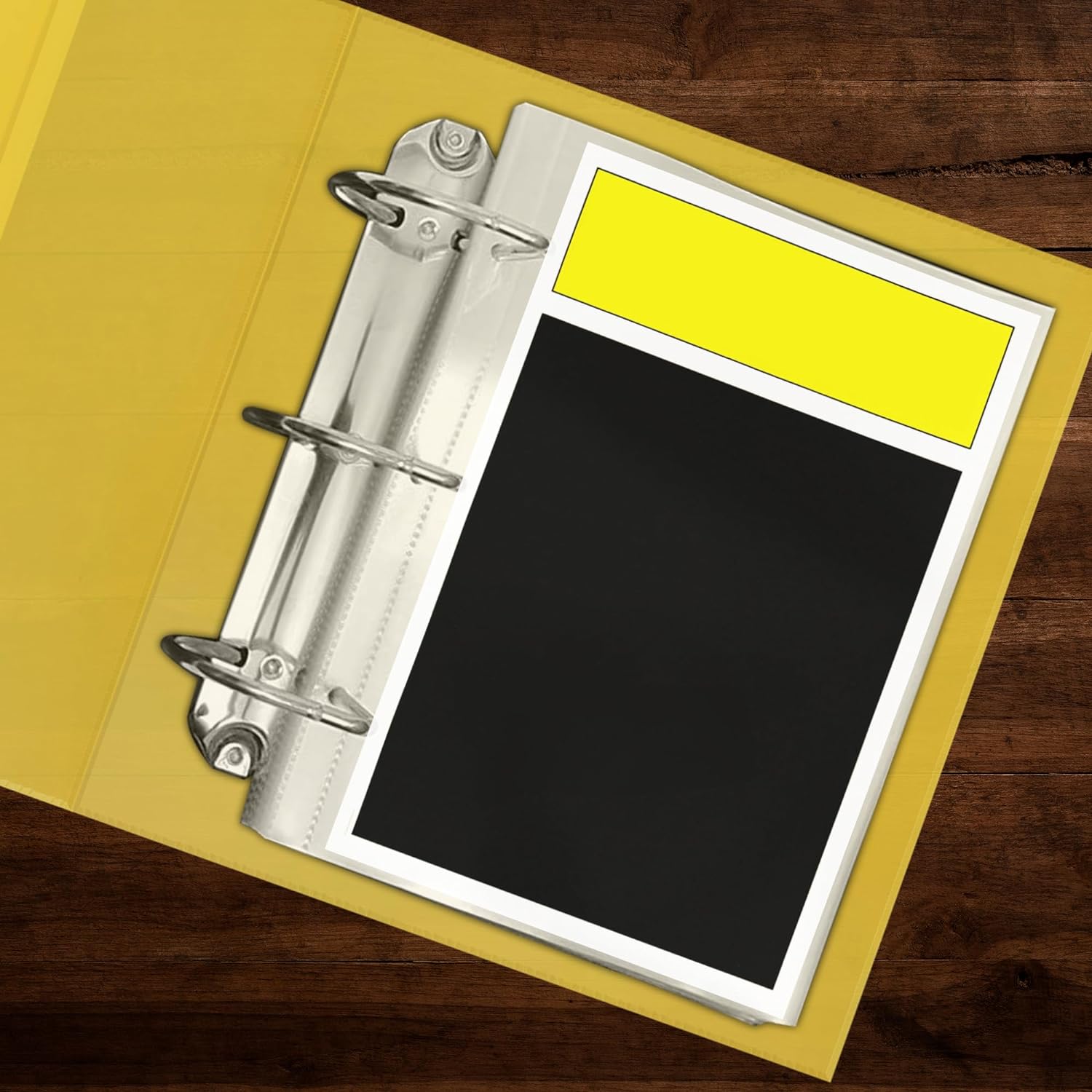 Show-Bill D-Ring Binder for Broadway and Theatre Show-Bills, Comes with 25 Sheet Protectors to Hold and Organize All Your Stage Collections