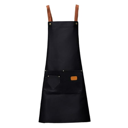 

Large Pockets Waterdrop Resistant Commercial Machine Washable Cooking Kitchen Apron for Drawing Crafting Baking BBQ Women Men.