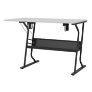 Sew Ready Eclipse Sewing and Craft Table in Black / White