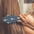 thumbnail image 4 of Vintage Dog Illustration Paddle Brush - Smooths Hair Without Static, 4 of 5