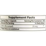 Best Naturals Micronized DHEA 25 mg 180 Capsules