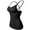 #1 Black, variant on MISS MOLY Women Camisole with Built-in Bra Cup Strap Supportive Padded Tank Top Layering Cami Undershirt