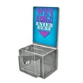 thumbnail image 2 of Azar Locking Plastic Suggestion Box Clear (206388), 2 of 3