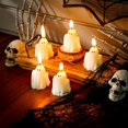 thumbnail image 4 of 10 Piezas Velas Fantasma de Halloween YONGSHENG Decoración Vela Gótica Espeluznante, 4 of 5