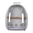 thumbnail image 2 of Baohd Bird Carrier Cage Shoulder Bag Pet Parrot Travel Clear Backpack Gray, 2 of 7