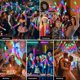 thumbnail image 4 of Barras luminosas de espuma Wellent Wellent, 55 unidades con 3 modos de destellos coloridos, 4 of 7