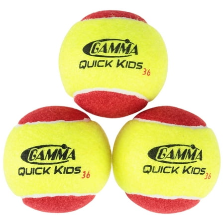 Gamma Quick Kids 36 Tennis Balls 12 ct Pack