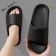 thumbnail image 2 of Zapatillas de baño de plataforma gruesa para mujer, chanclas antideslizantes de suela suave de EVA para interiores, 2023, 2 of 7