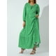 thumbnail image 5 of Txlixc Vestido Largo con Estampado Geométrico para Mujer, Vestido Suelto de Manga Larga con Escote en V para Primavera, Verano Txlixc Moda, 5 of 9