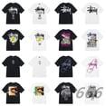 thumbnail image 3 of Camisetas Stussy de manga corta para hombre y mujer, marca de moda de verano Camisetas Stussy de calle holgadas y versátiles de puro algodón para parejas, tendencia8, 3 of 5