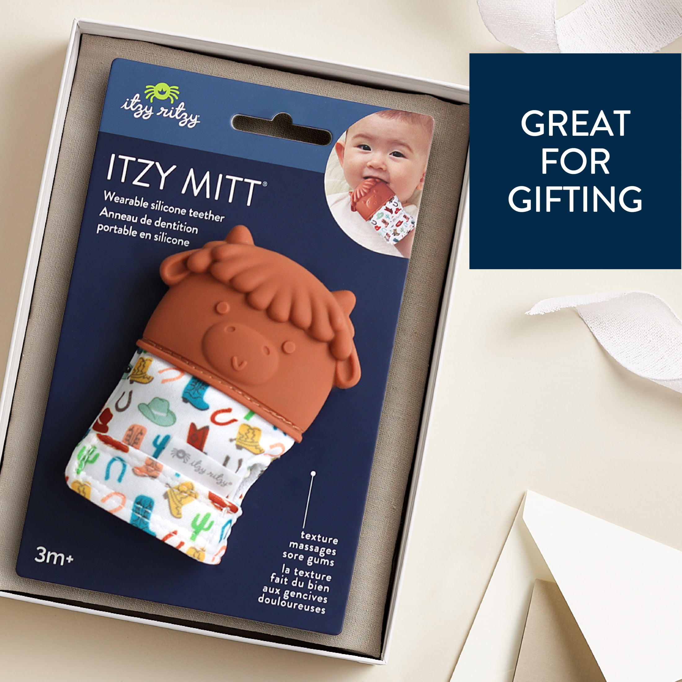 Itzy Mitt™ Highland Cow Teether