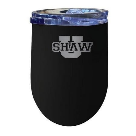 

R & R Imports Shaw University Bears 12 oz Insulated Wine Stainless Steel Tumbler Black