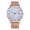 CH15_Rose Gold with White Face, variant on Watches for Women Casual Round Dial Stylish Quartz Wrist Watches with Mesh Strap Silver with White Face