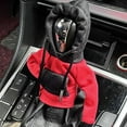 thumbnail image 6 of Funny Car Cotton Color Stitching Hoodie Car Gear Shift Cover Gear Shift Knob Hoodie Sweatshirt Knob Hoodie Cover WHITE&RED, 6 of 8