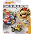 thumbnail image 3 of Hot Wheels Mario Kart Die-Cast Character Cars Collection, 6-Pack Set with Mario, Luigi, Yoshi, Toad, Bowser, Wario GBG25-957G, 3 of 8