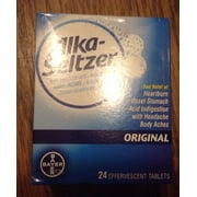 Alka-Seltzer Effervescent Tablets Original 24 Tablets
