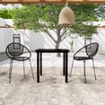 thumbnail image 1 of vidaXL 3 Piece Garden Dining Set Black, 1 of 5