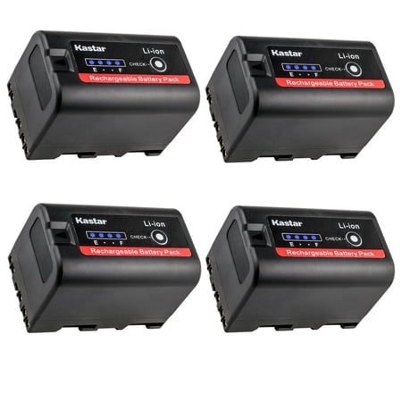 Kastar 4-Pack BP-U30 Battery 14.4V 2900mAh Replacement for Sony PXW-FX9 XDCAM PMW-EX1 PMW-EX1R PMW-EX3 PMW-EX3R PMW-EX160 PMW-EX260 PMW-EX280 PMW-F3 PMW-F3K PMW-F3L Camera
