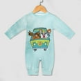thumbnail image 4 of Scooby Doo Baby Rompers One-Piece Long Sleeve Jumpsuit Bodysuits Newborn Infant Toddler Outfit Kid Clothes Sets, 4 of 8