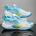 thumbnail image 4 of BINQER Men's Lightweight Breathable Basketball Shoes with Stylish Color - Block Design Gift, 4 of 8
