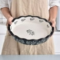 thumbnail image 3 of Ceramic Pie Dish Pie Plate Deep Dish Non-Stick Pie Pans for Baking, 3 of 7