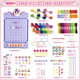 thumbnail image 2 of Kit Nicella para hacer pulseras Friendship, 400 unidades, para niñas de 6 a 12 años, 2 of 9