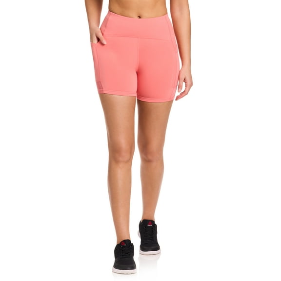 Reebok Women's On the Run High Rise Bike Shorts, Sizes XS-XXXL