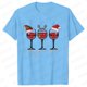 thumbnail image 1 of Camisetas navideñas de vino para mujer, ropa, camisetas divertidas de dibujos animados, camiseta de moda Kawaii, camisetas coreanas para mujer, camisetas navideñas para vino, 1 of 5