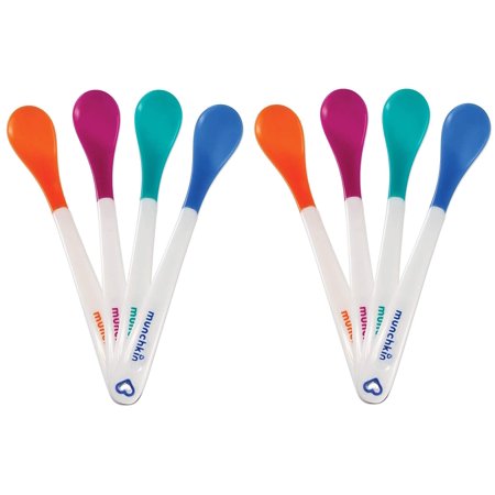 Munchkin White Hot Infant Safety Spoons, 8 Count