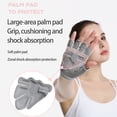 thumbnail image 2 of 1pair Versatiles Athletic Gloves Antiskid Mittens Weightlifting Wristband Gloves for Weightlifters and Cyclists, 2 of 8