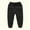 Black, variant on ZZwxWA Toddler Clothes Girls Boy's Sweatpants Baby Cotton Pull on Jogger Pants Kids Solid Elastic Waist Loose Athletic Trousers