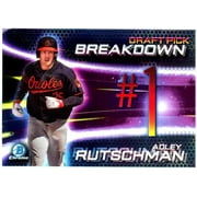 MLB Topps 2019 Bowman Chrome Single Card Adley Rutschman BSB-AR (Draft Pick Breakdown, Pre-Rookie)