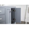 thumbnail image 2 of Anzzi 36 x 60 in. Chateau Bathroom Bath Vanity Set, Rich Gray, 2 of 10