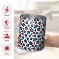 thumbnail image 5 of Leopard 12oz Stainless Steel Coffee Mug – Double-Wall Insulated Cup with Spill-Resistant Lid, 360° Full-Print Design, Keeps Drinks Hot & Cold for Home, Office, Travel,Thanksgiving,Christmas, 5 of 5
