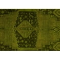 thumbnail image 1 of Ahgly Company Indoor Rectangle Abstract Yellow Modern Area Rugs, 3' x 5', 1 of 4