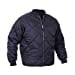 thumbnail image 3 of Rothco Diamond Nylon Quilted Flight Jacket - Navy Blue, Small, 3 of 4