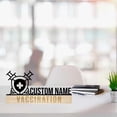 thumbnail image 2 of Handmadetneonsign Vaccination Metal Nameplate, Vaccination Desk Nameplate, Vaccination Desk Name Plate Decor, 2 of 5