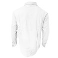 thumbnail image 3 of Npasoilc Chemise Tops for Men Cotton Linen Long Sleeve 1/3 Button Up Turn Down Collar T-Shirts Breathable Lapel Beach Shirts Daily Casual Loose Blouse Tops, 3 of 5