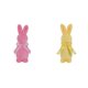 thumbnail image 1 of Decoración de conejo de Pascua Bemona, rojo y amarillo, 18 cm (2 unidades), 1 of 6