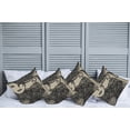 thumbnail image 2 of Ambesonne Modern Throw Pillow Cover 4 Pack, Woman with Cool Posing, 16", Dark Taupe and Tan, 2 of 7