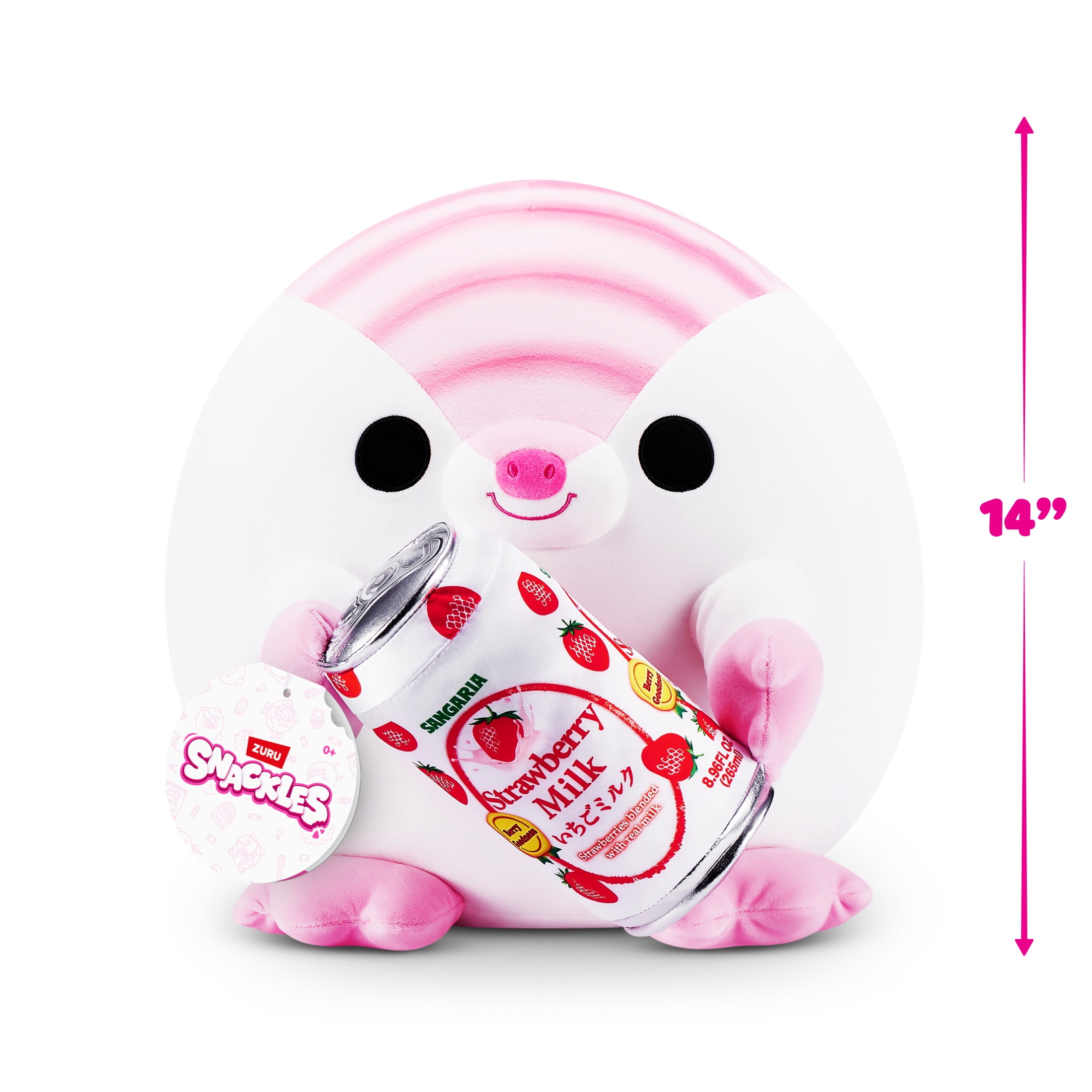 Snackles Licensed Series 3 14-inch Plush (LUCY) by ZURU, Plush with License Snack Brand Accessory