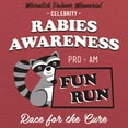 thumbnail image 2 of Rabies Awareness Fun Run - Funny TV Comedy Running T Shirt - 3X-Large - Heather Red, 2 of 9