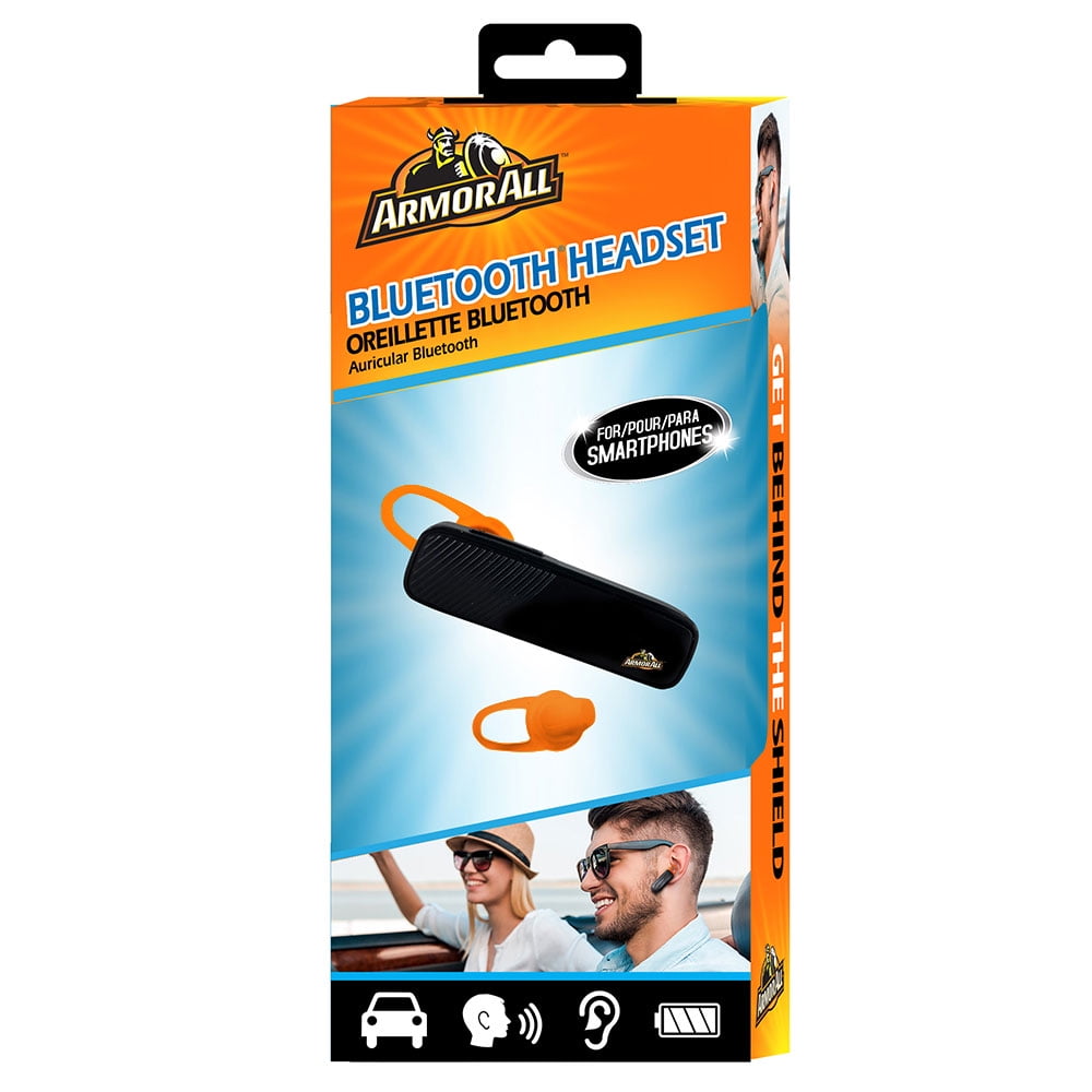 ARMOR ALL Black Bluetooth Headset
