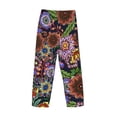 thumbnail image 5 of Fotbe Vintage Floral Men's Pajama Pants,Sleepwear Pants,Pj Bottoms Drawstring And Pockets-Medium, 5 of 9