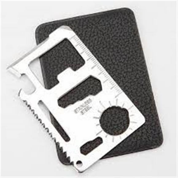 Safety Technology SURVIVAL-BC Multi-Function Survival Business Card - Black