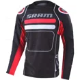 thumbnail image 3 of Nueva camiseta de ciclismo de manga larga Sram para moto todoterreno, para descenso, resistencia, carreras de montaña, poliéster, transpirable, de secado rápido, 3 of 5