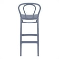 thumbnail image 5 of Pemberly Row Tabouret de Bar Contemporain en Résine pour l'Extérieur, 5 of 5