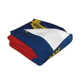 thumbnail image 2 of North-Carolina Flag Art Throws Blanket Fleece Soft Cozy Warm Plush for Travel Chair Bedroom Living Room Sofa 40"x30", 2 of 7